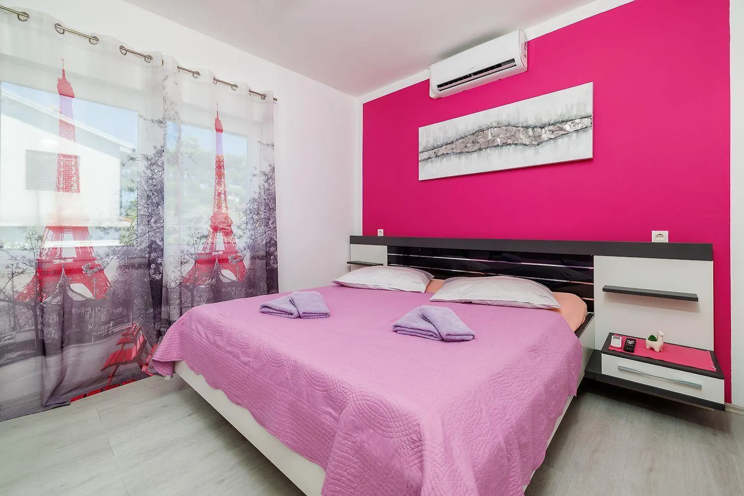 Modernes Apartment Nur 300 Meter Zum Strand Mit Meerblick, Waschmaschine, Trockner, Grill Novi Vinodolski
